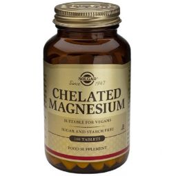 Magneziu chelat 100mg 100cp - SOLGAR