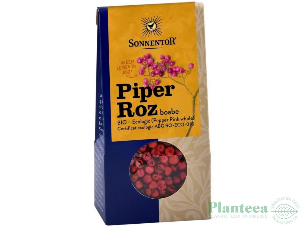 Condiment piper roz boabe eco 20g - SONNENTOR