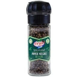 Condiment piper negru boabe rasnita reutilizabila 40g - FRUKT LAND