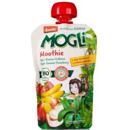 Piure mere banane capsuni 100g - MOGLI