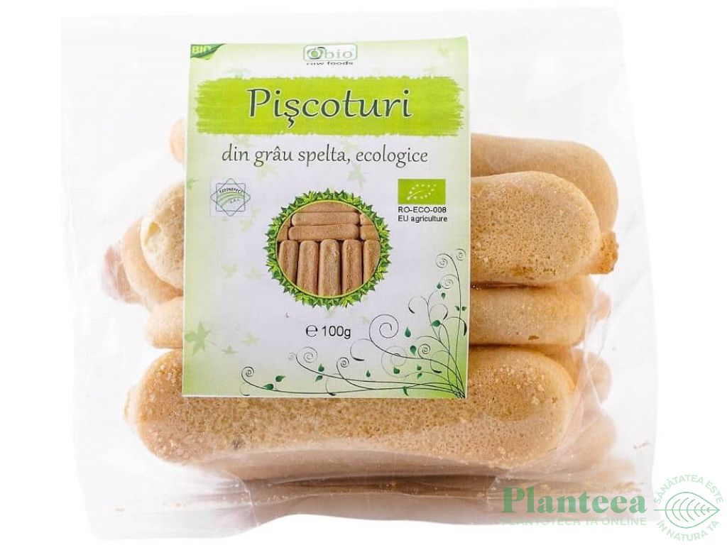 Piscoturi spelta ecologice 100g - OBIO