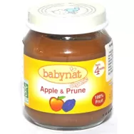 Piure mere prune bebe +4luni eco 130g - BABYBIO