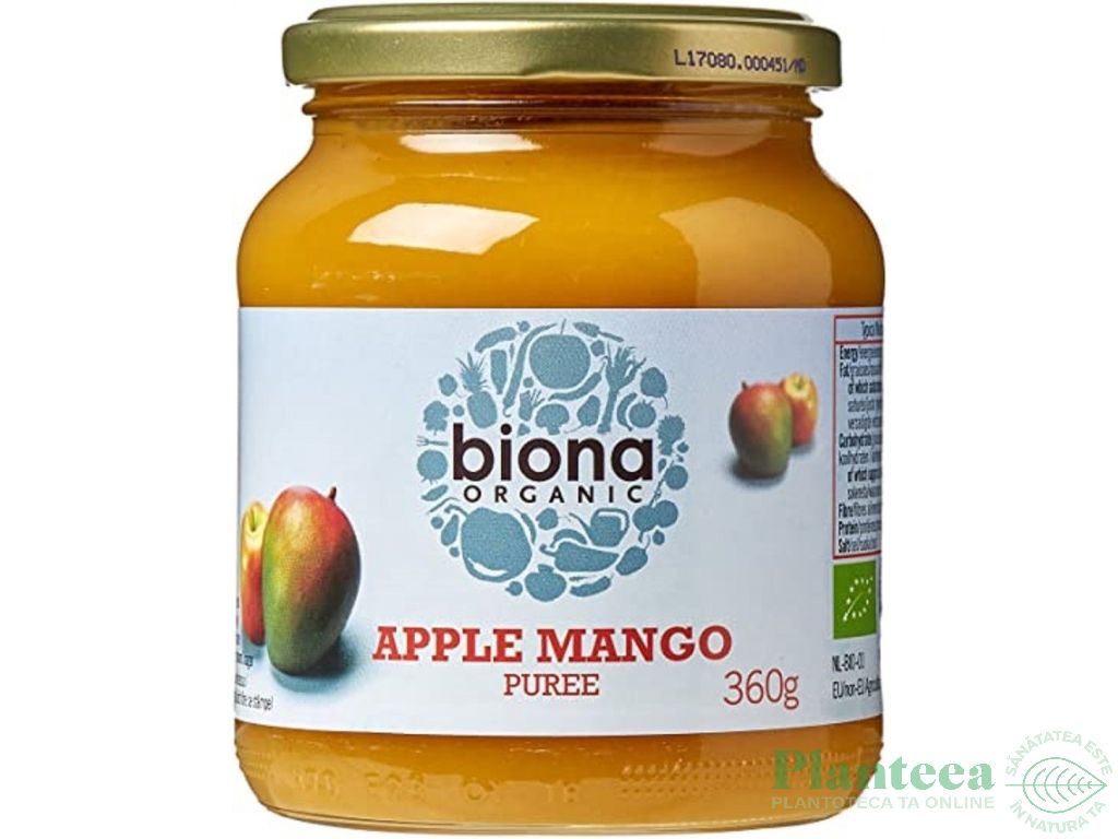 Piure mere mango bio 360g - BIONA