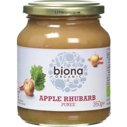 Piure mere rubarba bio 360g - BIONA