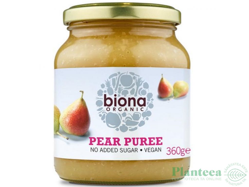 Piure mere pere bio 360g - BIONA