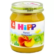 Piure piersici bebe +4luni 125g - HIPP ORGANIC