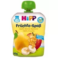 Piure mere pere banane bebe +1an 90g - HIPP ORGANIC