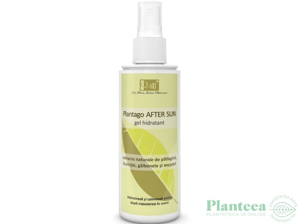 Gel hidratant dupa plaja Plantago 110ml - TIS