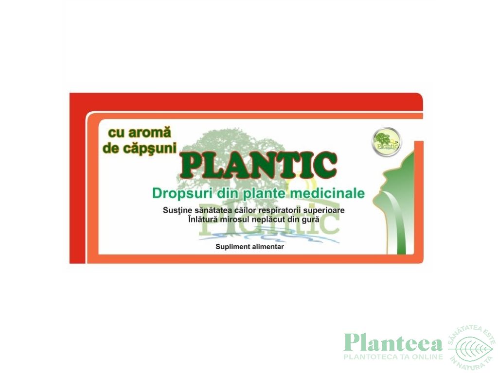 Dropsuri antitusive capsuni 16dps - PLANTIC
