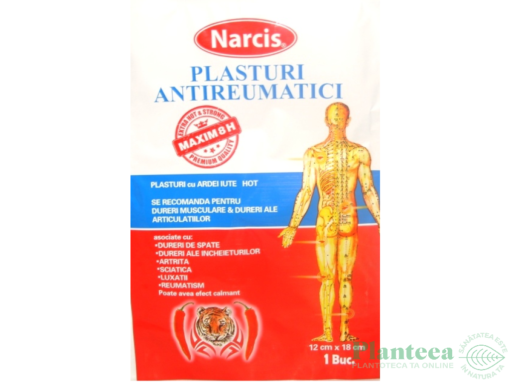 Plasture antireumatic hot strong {6x9cm} 1b - NARCIS