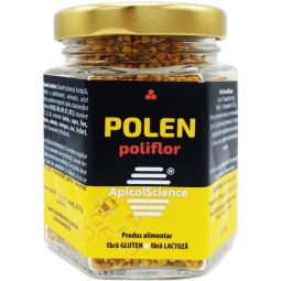 Polen poliflor uscat granule 120g - APICOL SCIENCE