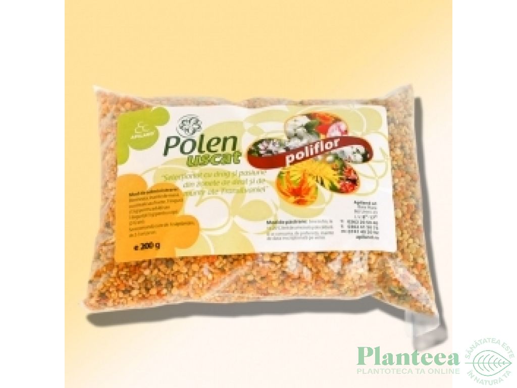 Polen uscat granule conventional 200g - APILAND