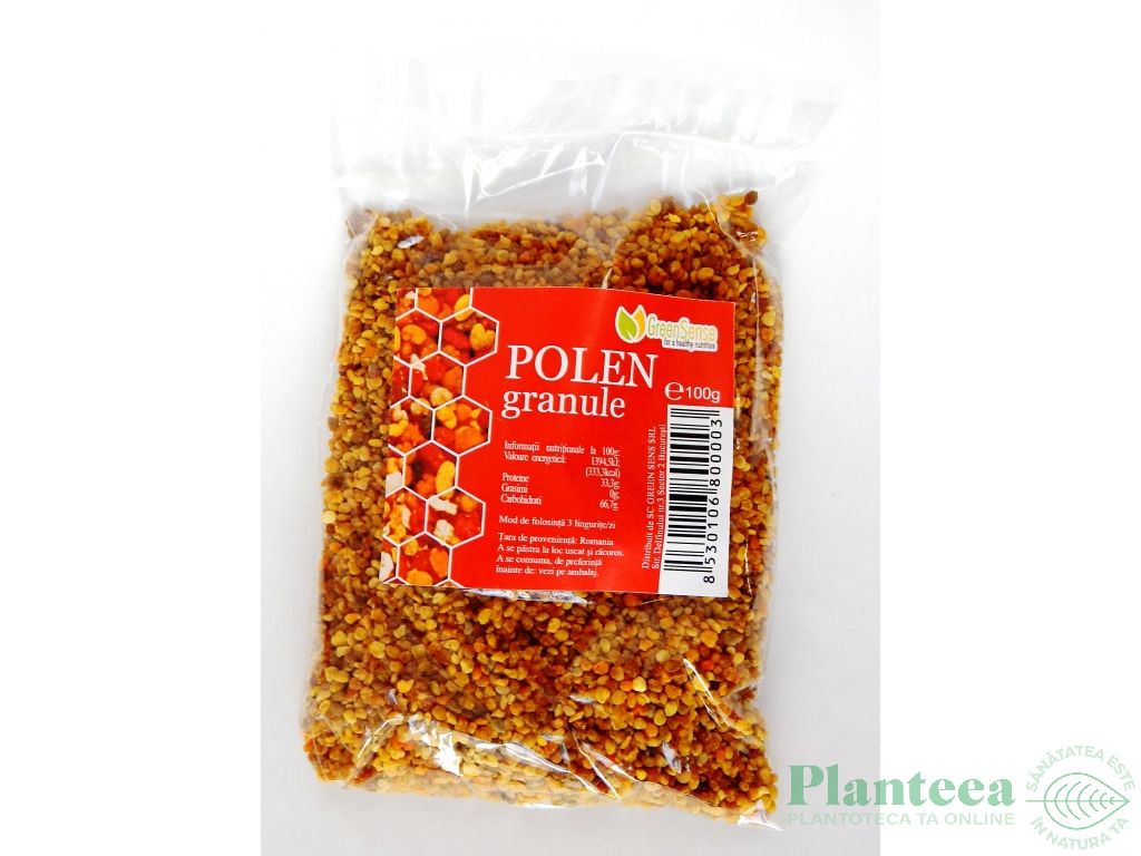Polen uscat granule 100g - GREEN SENSE