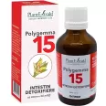 Polygemma 15 intestin detoxifiere 50ml - PLANTEXTRAKT