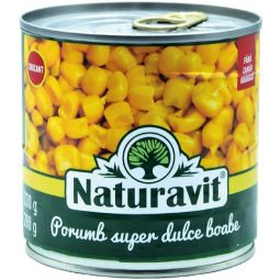 Conserva porumb dulce boabe 330g - NATURAVIT