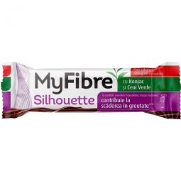 Baton slabit konjac ceai verde MyFibre Silhouette 40g - FIZICO