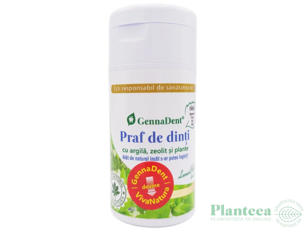 Praf dinti argila zeolit plante 75g - VIVA NATURA