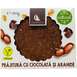 Prajitura vegana ciocolata arahide fara zahar 150g - AMBROZIA