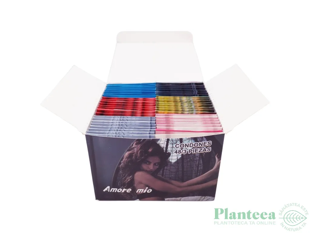 Prezervative super senzitive 6 arome diferite 144b - AMORE MIO