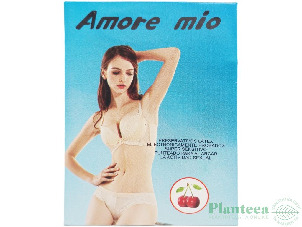 Prezervative super senzitive aroma cirese 3b - AMORE MIO