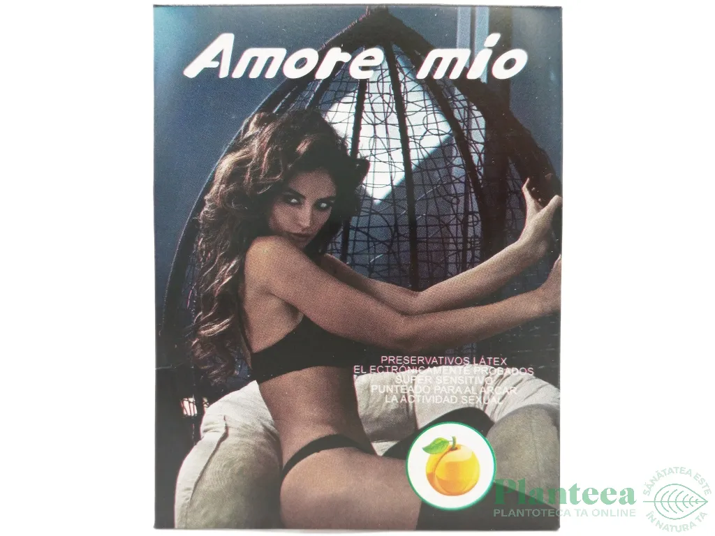 Prezervative super senzitive aroma portocale 3b - AMORE MIO