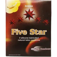 Prezervative latex aroma banane 3b - FIVE STAR