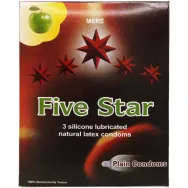 Prezervative latex 6 arome diferite 144b - FIVE STAR