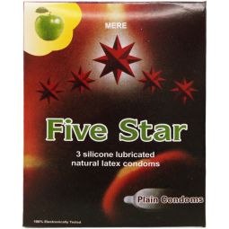 Prezervative latex 6 arome diferite 144b - FIVE STAR