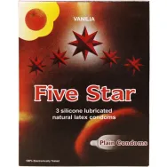 Prezervative latex aroma vanilie 3b - FIVE STAR