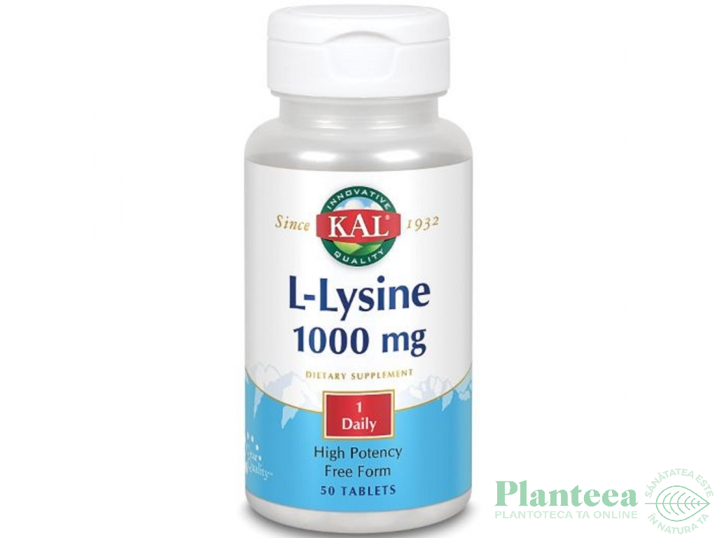 Llysine 1000mg 50cps - KAL