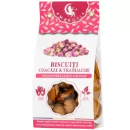 Biscuiti vegani coacaze trandafiri 130g - HIPER AMBROZIA