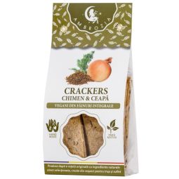 Saratele vegane integrale chimen ceapa 107g - AMBROZIA