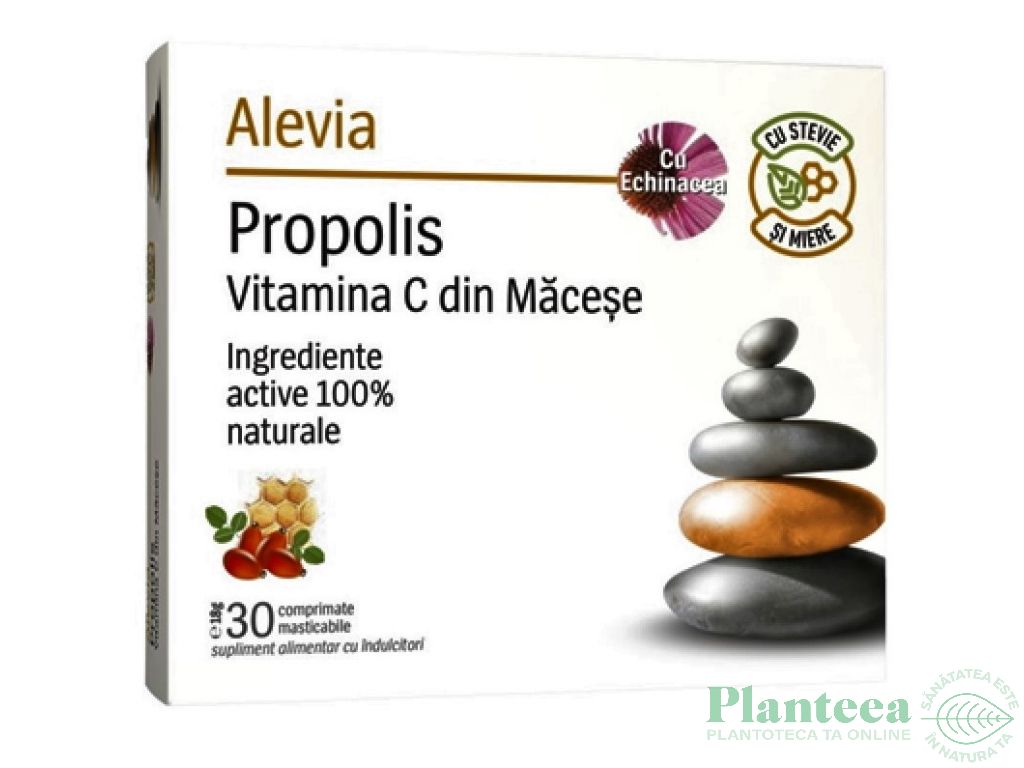 Propolis C macese echinaceea stevie miere 30cp - ALEVIA