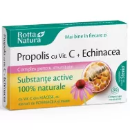 Propolis C echinaceea miere 30cps - ROTTA NATURA