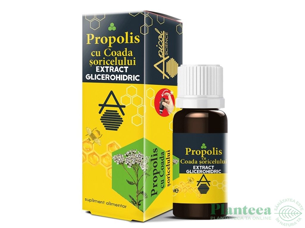 Extract glicerohidric propolis coada soricelului 30ml - APICOL SCIENCE