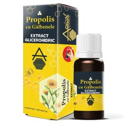 Extract glicerohidric propolis galbenele 30ml - APICOL SCIENCE