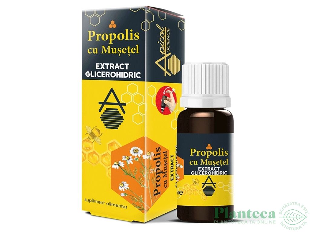 Extract glicerohidric propolis musetel 30ml - APICOL SCIENCE