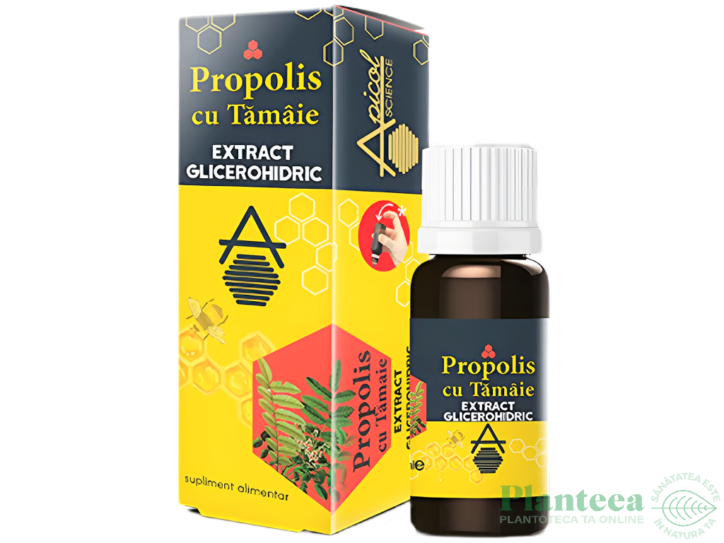 Extract glicerohidric propolis tamaie 30ml - APICOL SCIENCE