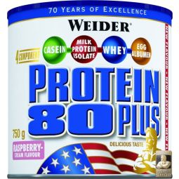 Pulbere proteica mix 4sort 80+ zmeura 750g - WEIDER