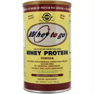 Pulbere proteica Whey to go vanilie 340g - SOLGAR