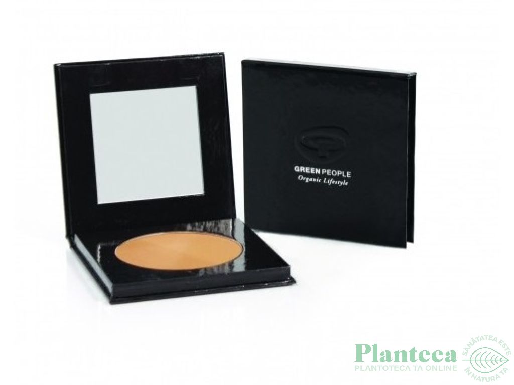 Pudra minerala compacta spf15 Caramel Light 10g - GREEN PEOPLE