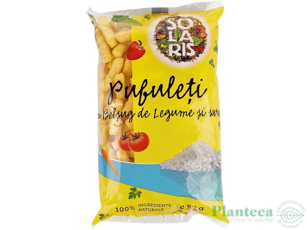 Pufuleti porumb belsug legume cu sare 50g - SOLARIS