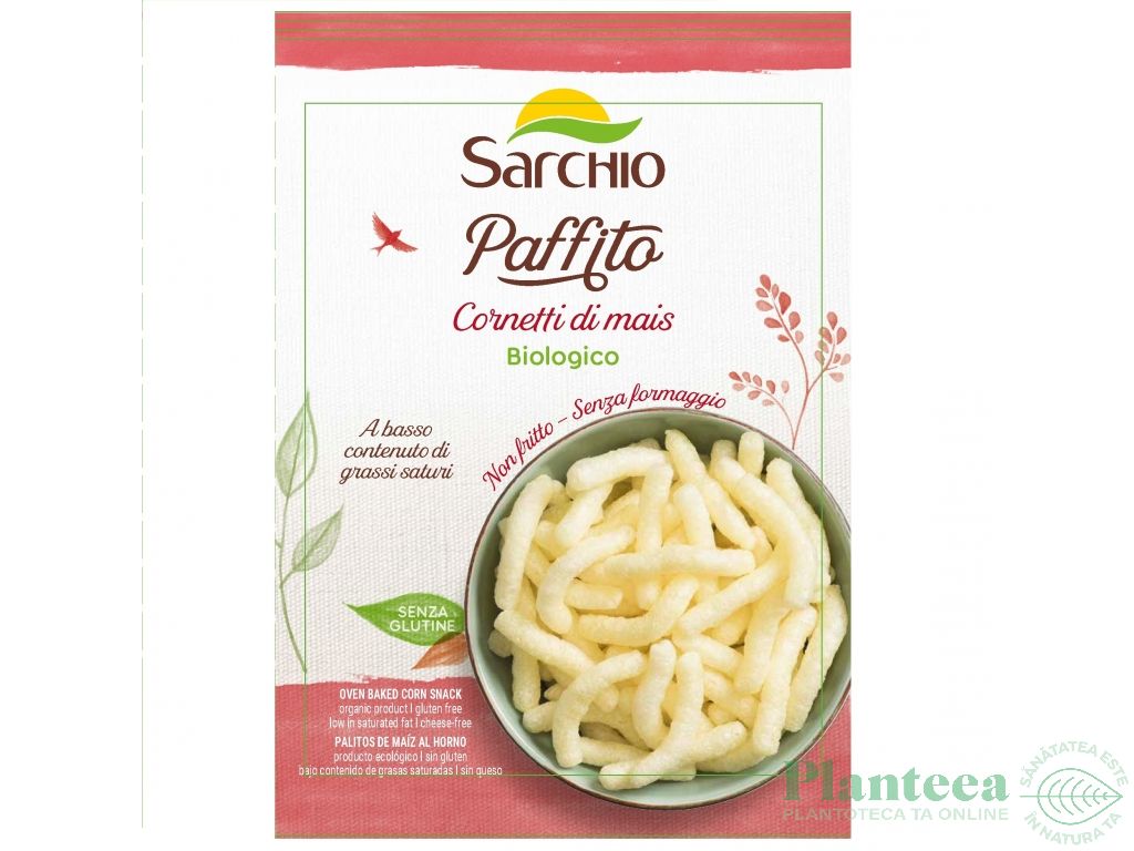 Pufuleti porumb fara gluten eco 45g - SARCHIO