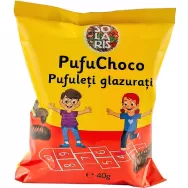 Pufuleti porumb glazurati cacao PufuChoco 40g - SOLARIS