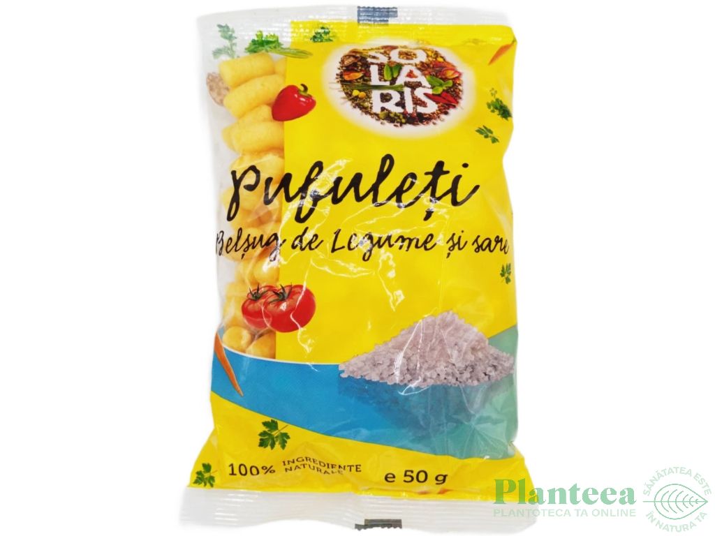 Pufuleti porumb belsug legume cu sare 50g - SOLARIS