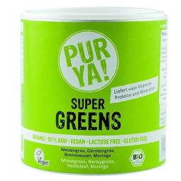 Pulbere vegana Super Greens eco 150g - PUR YA