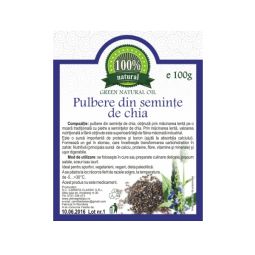 Pulbere seminte chia 100g - CARMITA CLASSIC