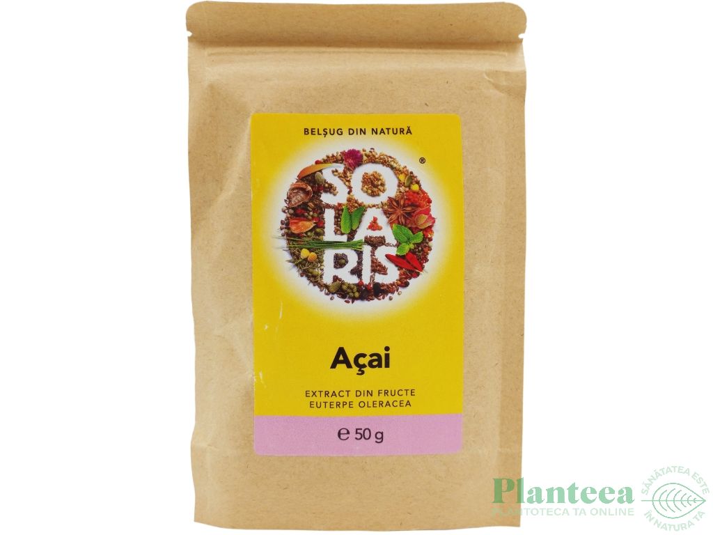 Pulbere acai fructe extract 50g - SOLARIS