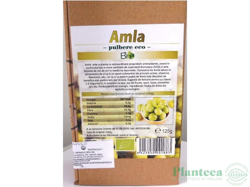 Pulbere amla eco 200g - DECO ITALIA