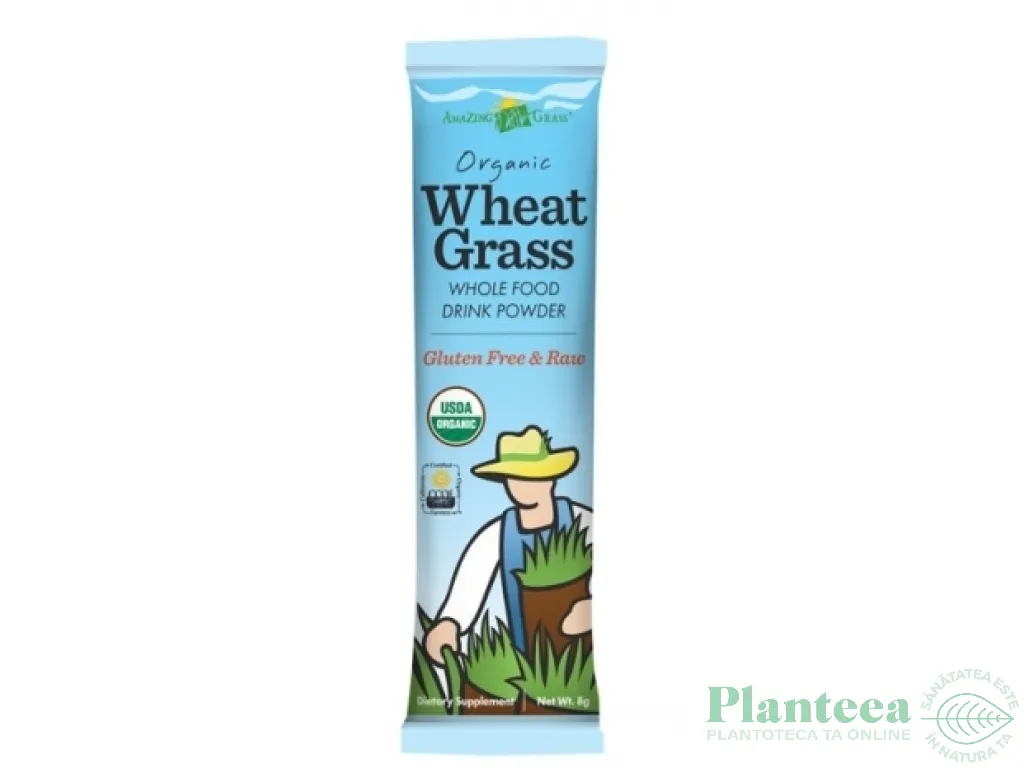 Pulbere iarba grau 8g - AMAZING GRASS